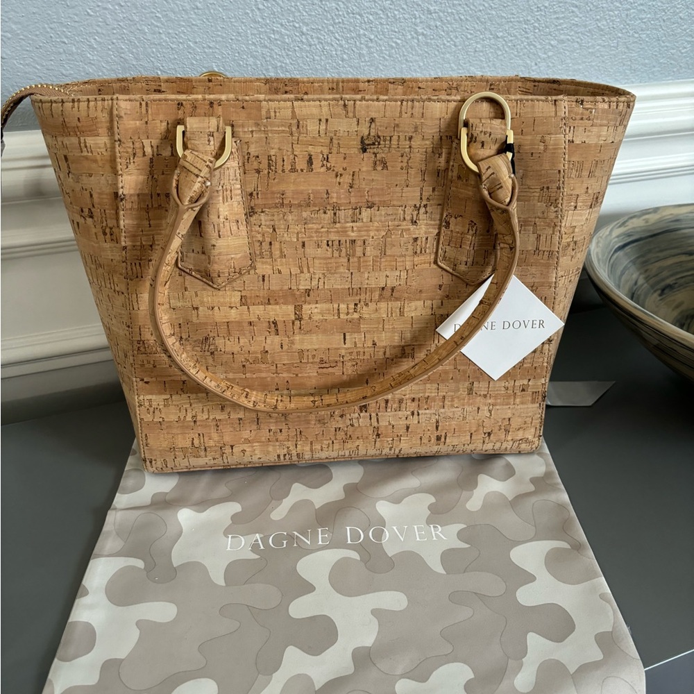 BRAND NEW! Never been used Limited Edition Dagne Dover Cork Legend Tote.